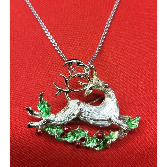 Christmas Pins Brooches Christmas Bell Deer - Picture 6 of 11
